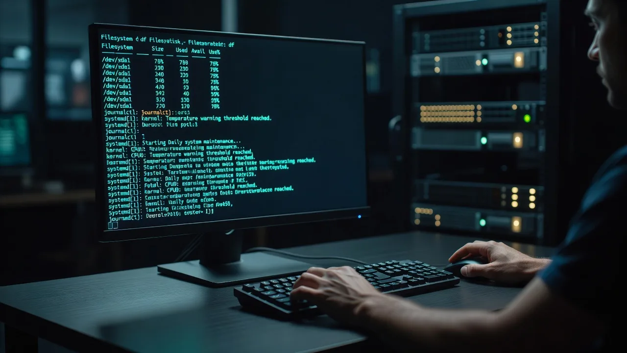 Linux Disk Full? Safely Clean System Logs Without Downtime