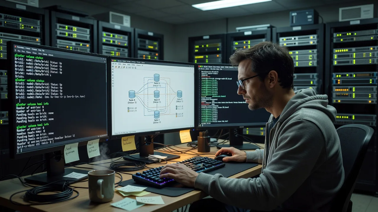 GlusterFS Clustered Storage Setup Across Debian Linux Nodes