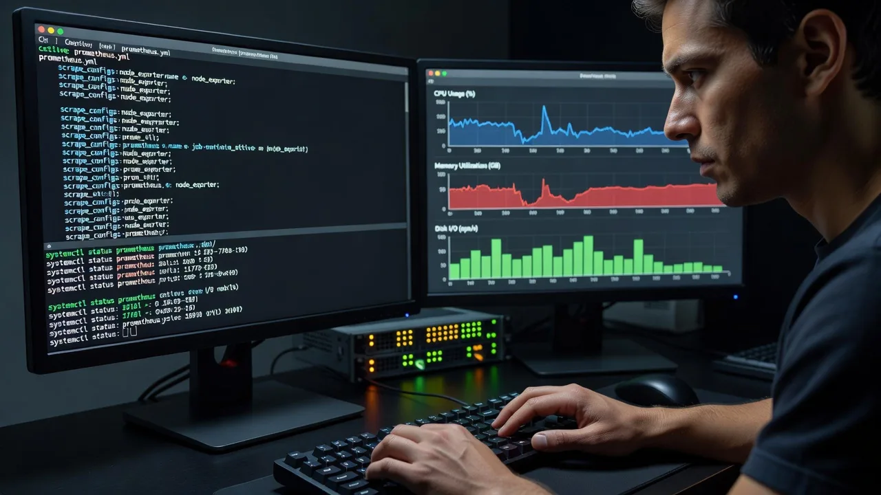 Prometheus & Grafana Setup for Real-Time Linux Server Monitoring