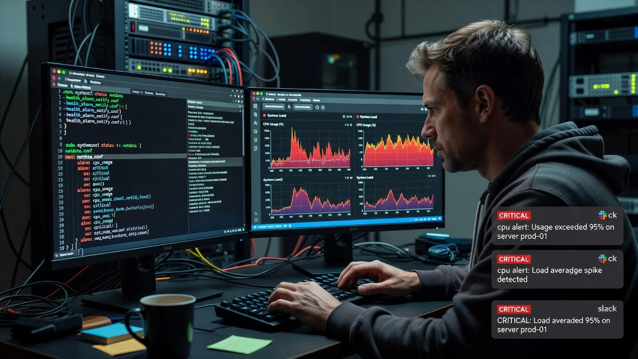 Netdata Install & Real-time Slack/Discord Alerts for Server CPU Spikes