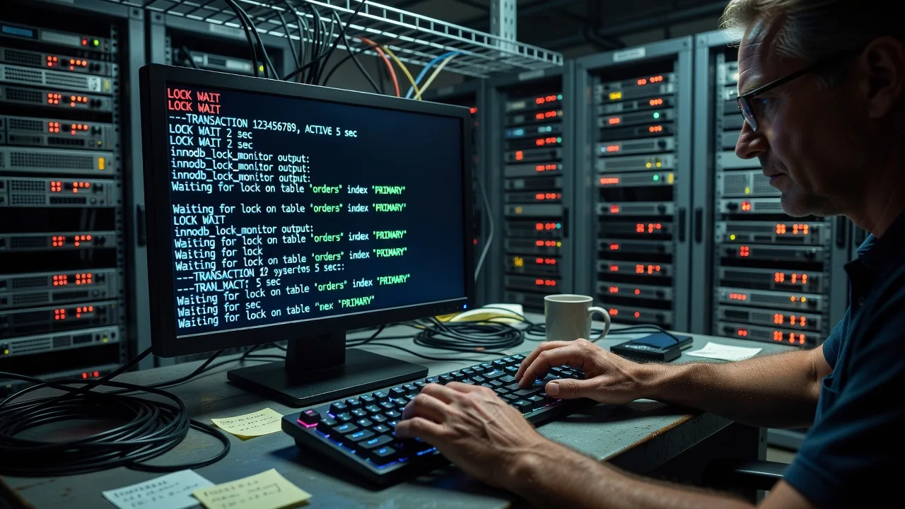 Trace and Fix InnoDB Row Locks and Deadlocks on MySQL