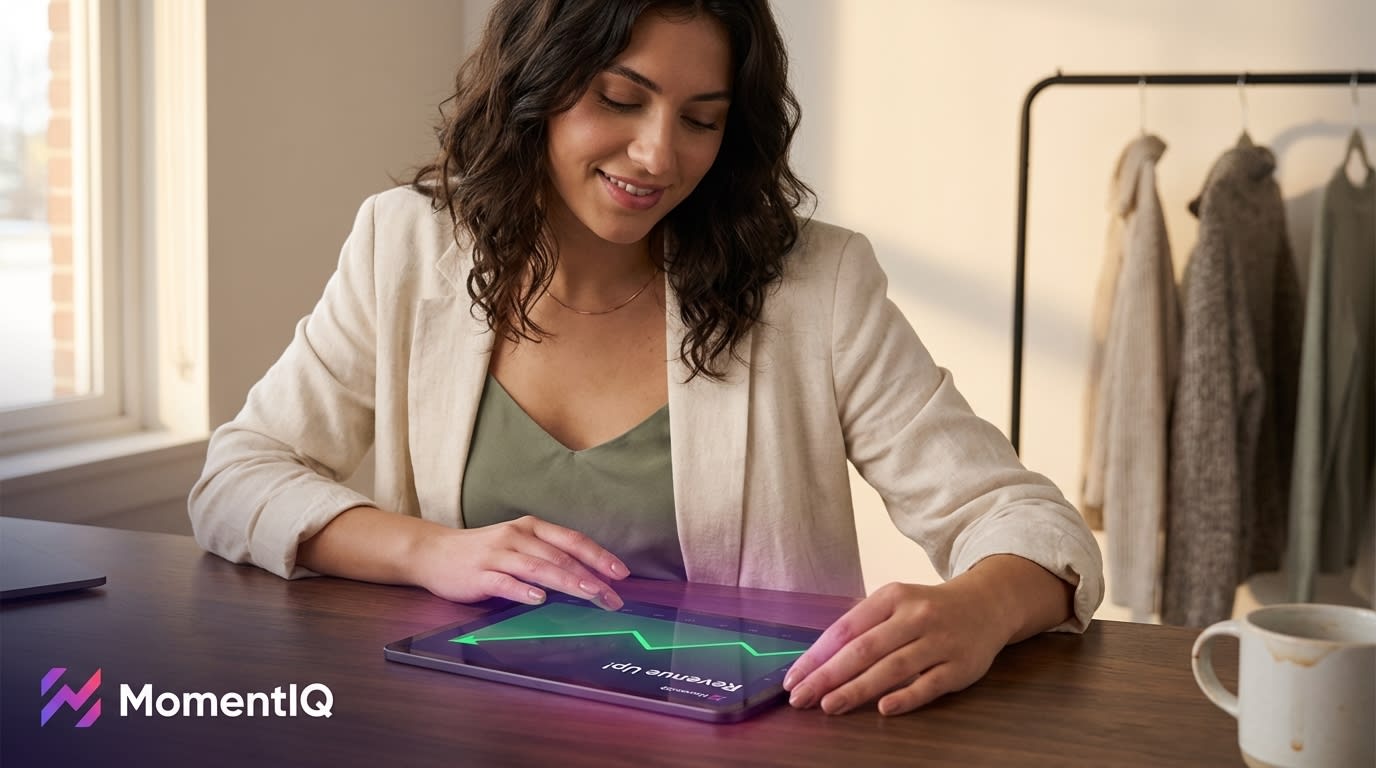 Tablet Displaying A Tiktok Shop Sales Da A