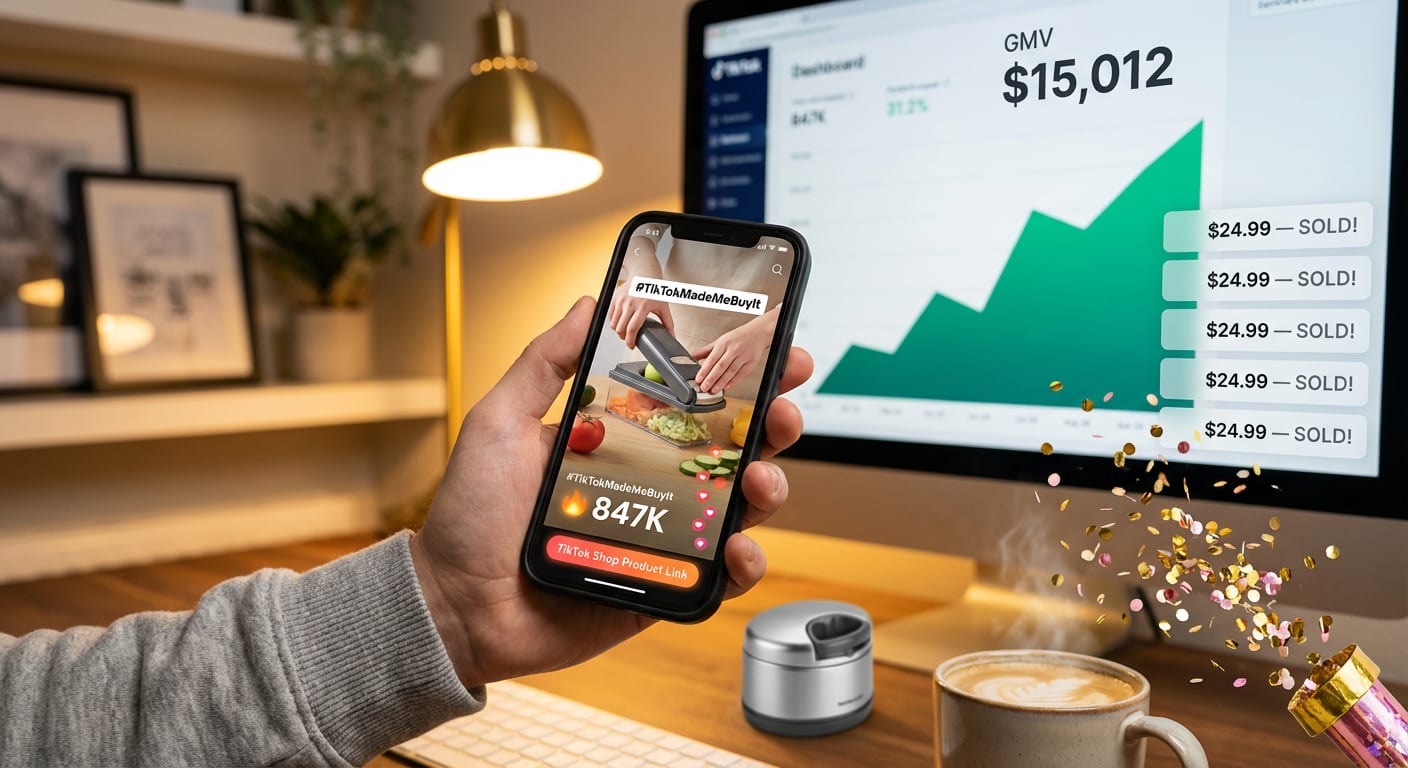 Influencer Strategy To Dominate Ti Tiktok Shop Sales Dashboard Showing Surg A