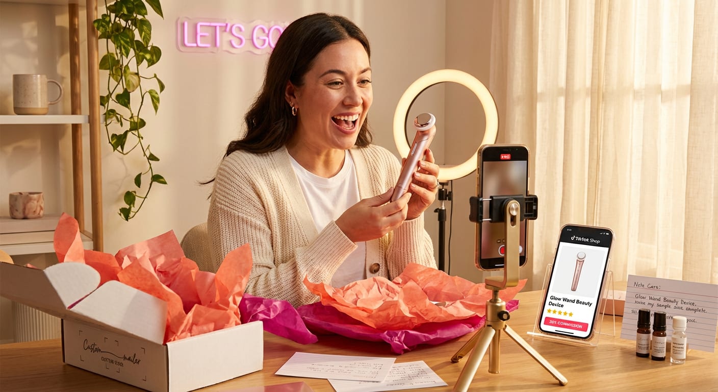 Program That Pays For Itself The C Tiktok Creator Excitedly Unboxing Brande A