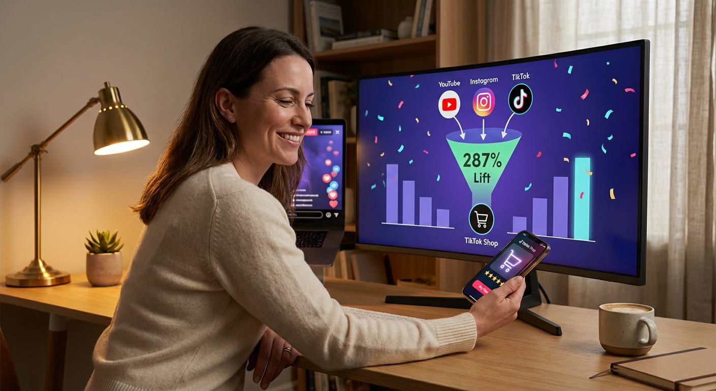 Tiktok Shop Conversion Dashboard Showing A