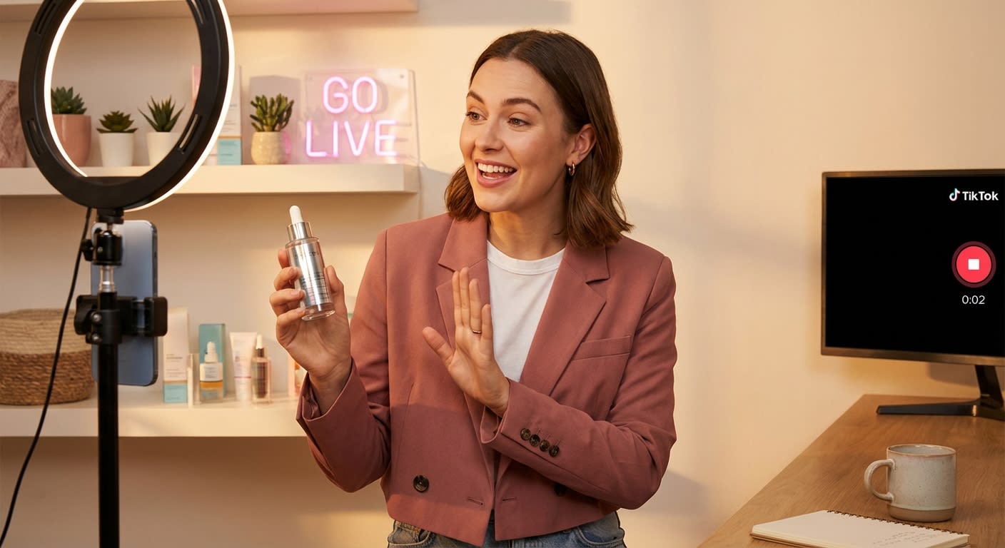 Scientific Framework To Find Winning Ads Content Creator Filming An Energetic Tik A