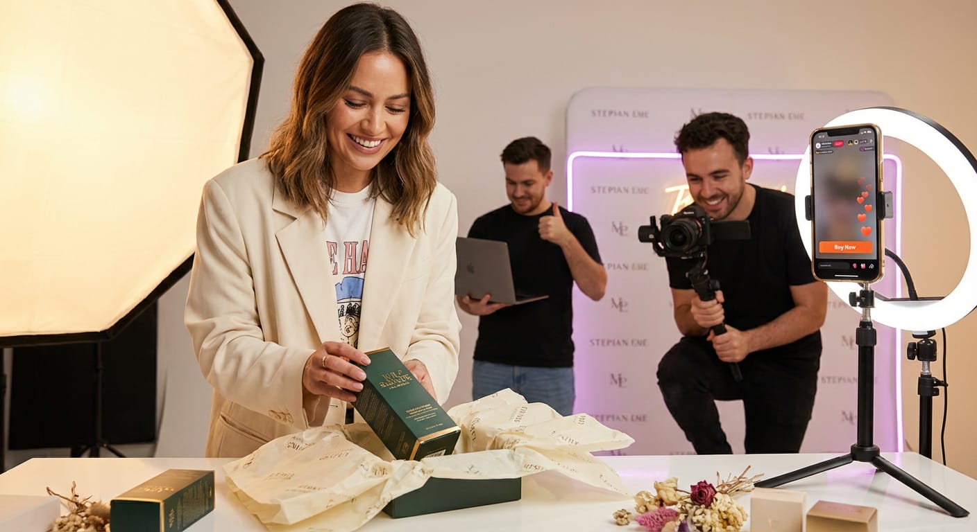 Influencer Which Partnership Mod Influencer Unboxing New Product During E A