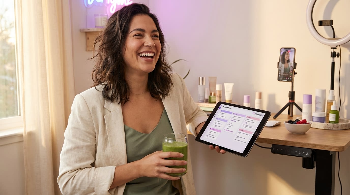 Teams How 2 Person Brands Run 8 H Tiktok Shop Creator Happily Prepping For A