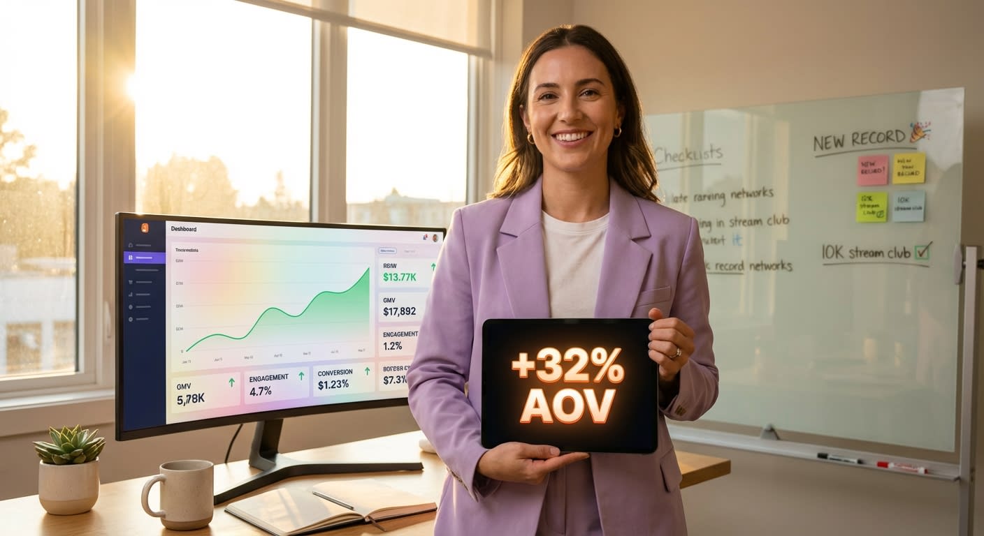 Into Sales And Question Brand Manager Reviewing Tiktok Shop Live A