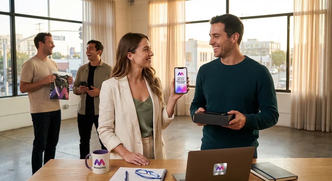 Diverse group of happy customers celebrating new purchases, reflecting high TikTok Shop unique buyer growth.