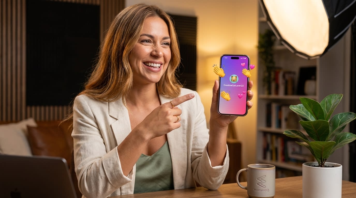 Charismatic TikTok Shop live host giving a shout-out to a loyal viewer, fostering community.