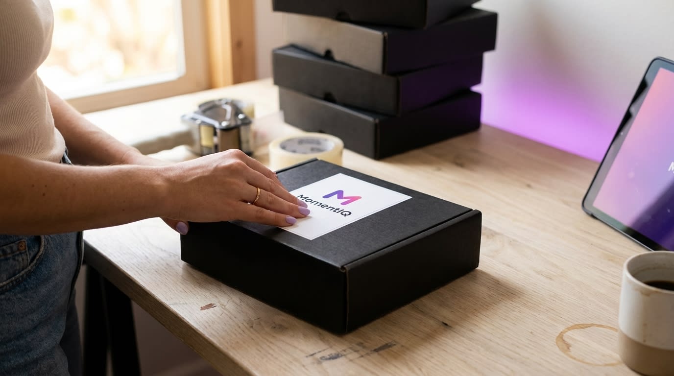 Organized product seeding packages being prepared for TikTok Shop creator partnerships