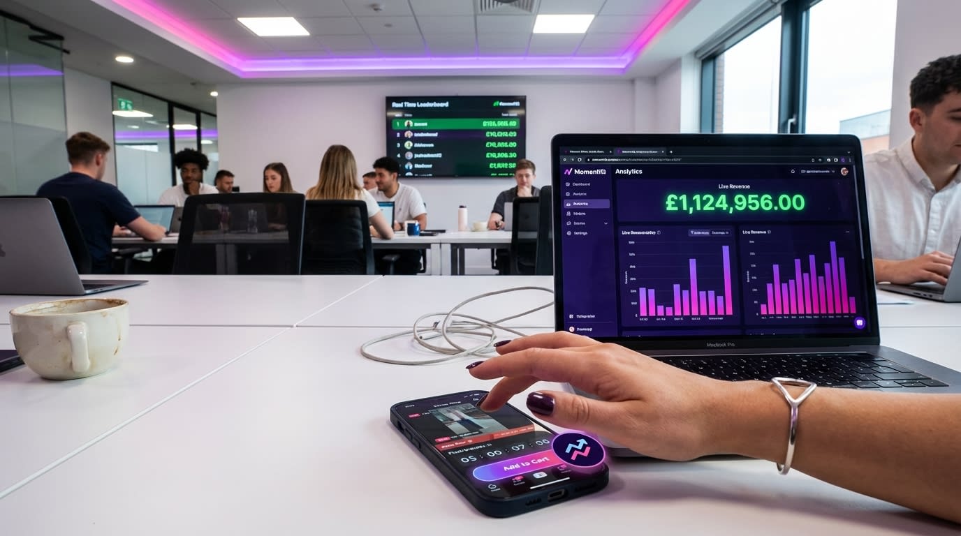 TikTok Shop live commerce analytics dashboard showing 3-5x higher conversion rates compared to static product listings