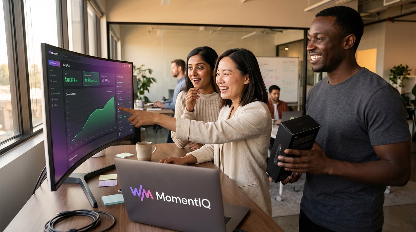 Brand team reviewing TikTok Shop live stream performance metrics on an analytics dashboard