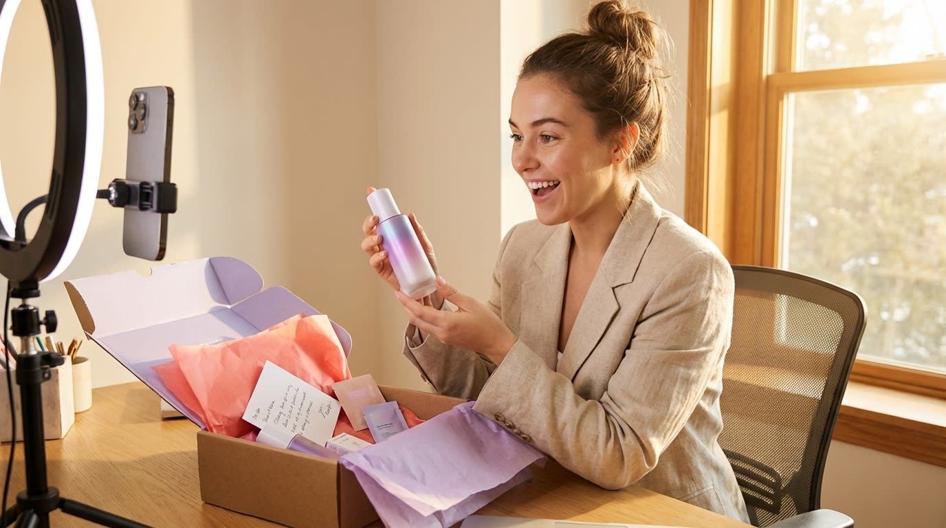 tiktok shop pricing strategy in 2025 9 proven tactics to maximize margins withou creator excitedly unboxing tiktok shop p