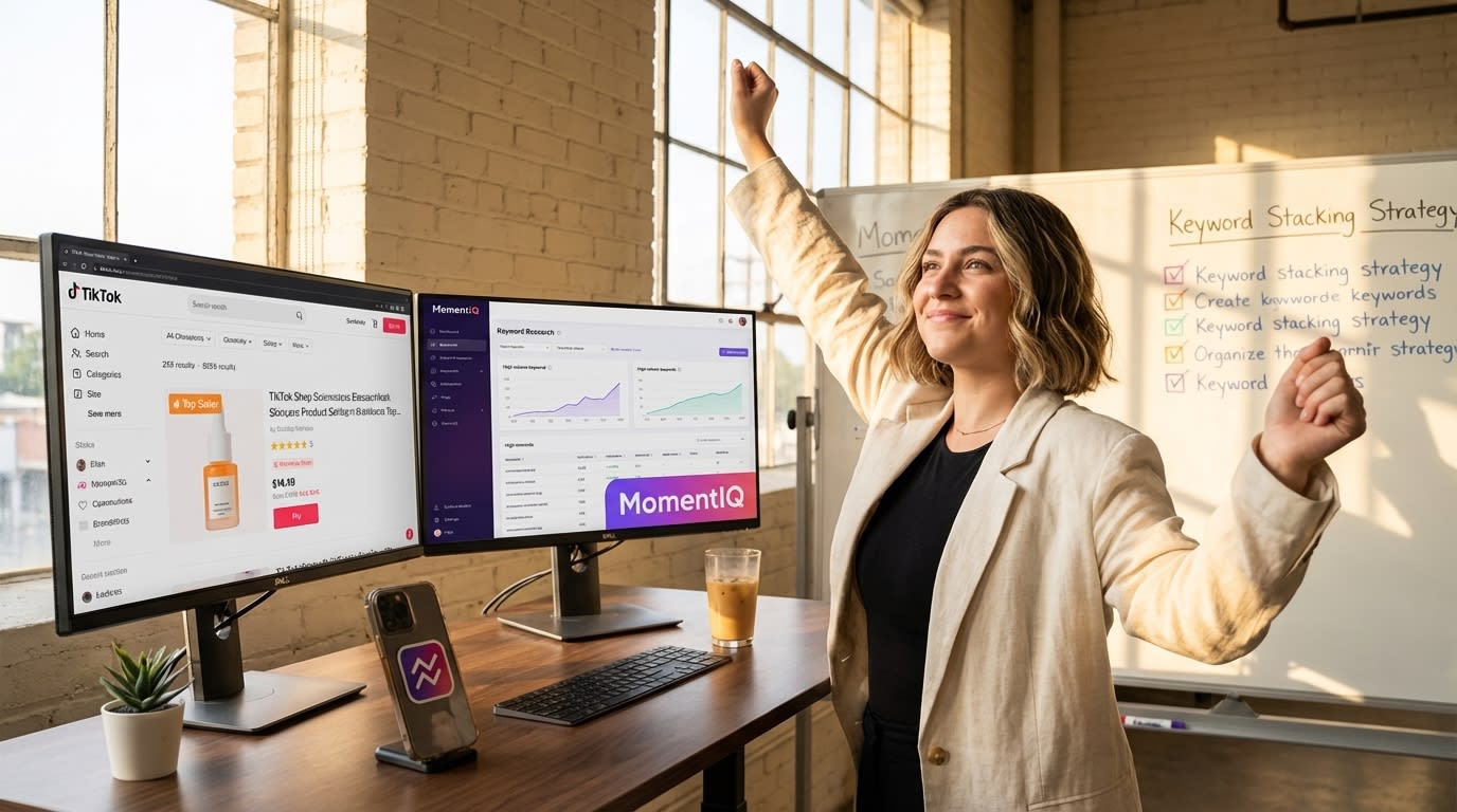 brand strategist celebrating top tiktok