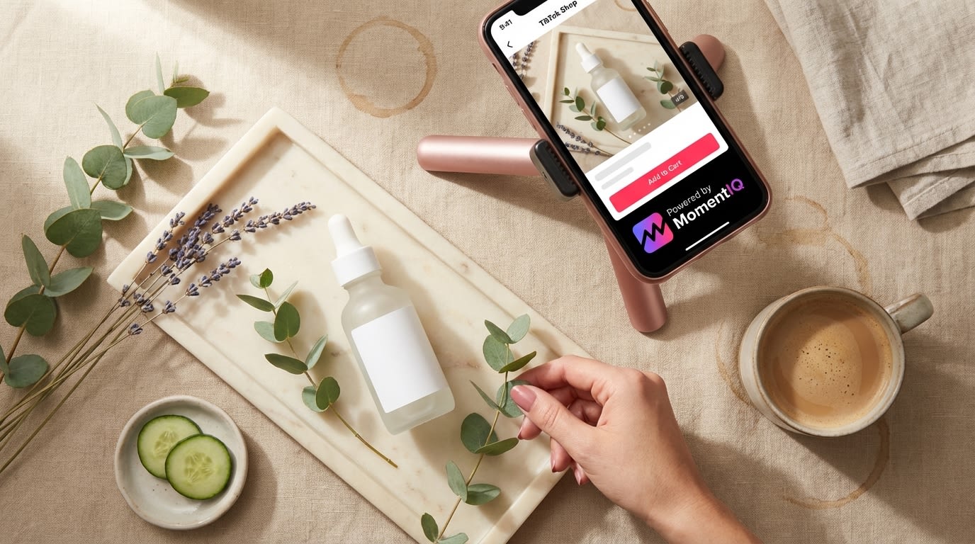 flat lay product photoshoot setup for ti