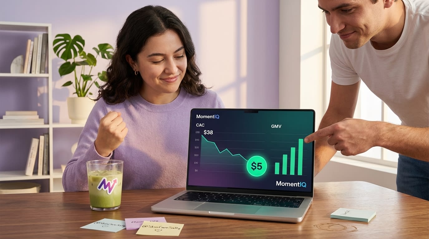 tiktok shop analytics dashboard showing