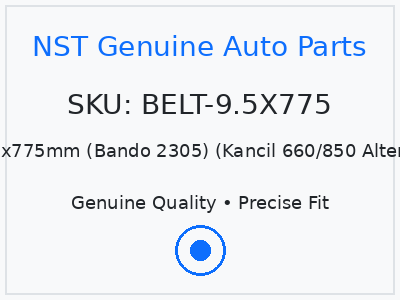 9.5mmx775mm (Bando 2305) (Kancil 660/850 Alternator + Aircond Belt)