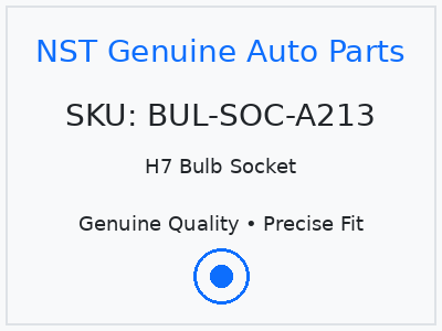 H7 Bulb Socket