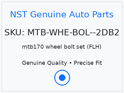 mtb170 wheel bolt set (FLH)