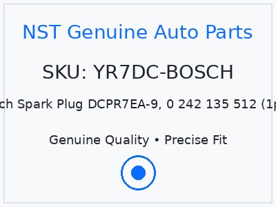 Bosch Spark Plug DCPR7EA-9, 0 242 135 512 (1pcs)