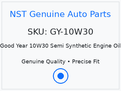Good Year 10W30 Semi Synthetic Engine Oil 4L