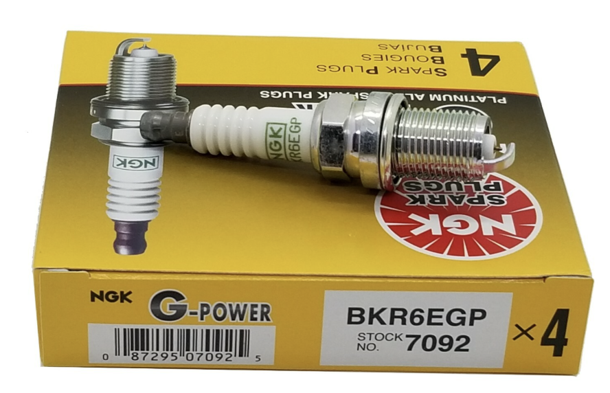 NGK BKR6EGP Spark Plug (4pcs)