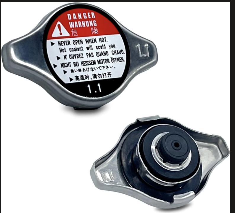Radiator Cap Valve 0.9 Black Rubber