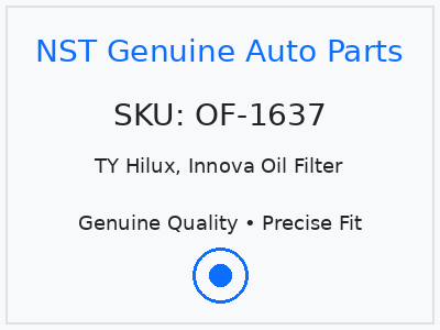 TY Hilux, Innova Oil Filter