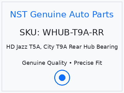 HD Jazz T5A, City T9A Rear Hub Bearing