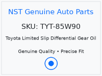 Toyota Limited Slip Differential Gear Oil