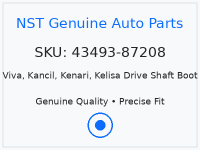 PD Viva, Kancil, Kenari, Kelisa Drive Shaft Boot (out)