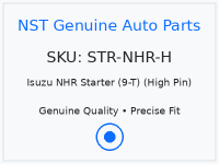 Isuzu NHR Starter (9-T) (High Pin)