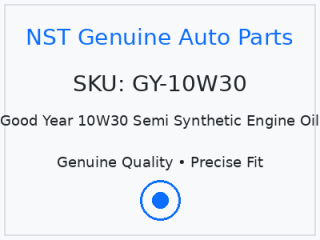 Good Year 10W30 Semi Synthetic Engine Oil 4L