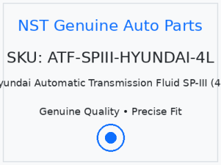 Hyundai Automatic Transmission Fluid SP-III (4L)