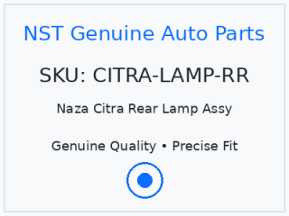 Naza Citra Rear Lamp Assy