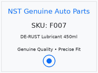 DE-RUST Lubricant 450ml