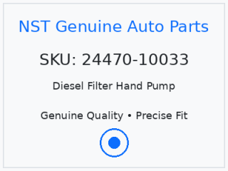 Diesel Filter Hand Pump
