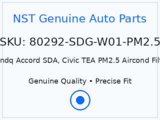 Hondq Accord SDA, Civic TEA PM2.5 Aircond Filter