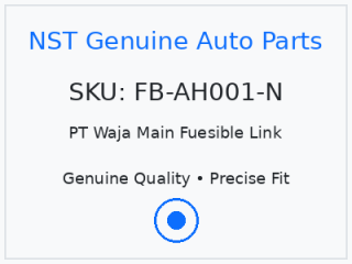 PT Waja Main Fuesible Link