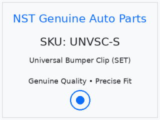 Universal Bumper Clip (SET)