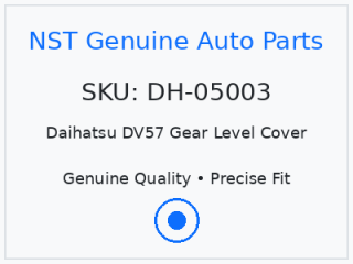 Daihatsu DV57 Gear Level Cover