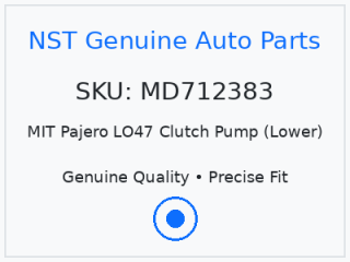 MIT Pajero LO47 Clutch Pump (Lower)