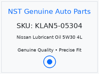 Nissan Lubricant Oil 5W30 4L