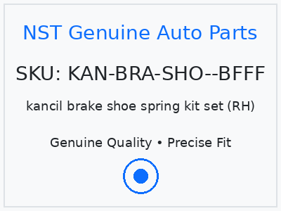 kancil brake shoe spring kit set (RH)