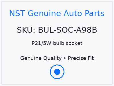 P21/5W bulb socket