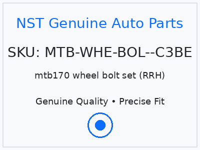 mtb170 wheel bolt set (RRH)