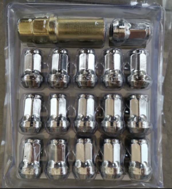 Sport Rim Nut M12x1.5 Chrome (Set)