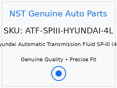 Hyundai Automatic Transmission Fluid SP-III (4L)